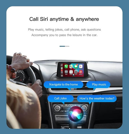 LEXXSON Carplay Adapter Compatible with Mazda 2/3/6/CX3/CX5/CX9/MX5 2014-2021 Year, Fit for Carplay & Android Auto, TK78-66-9U0C OEM Hub Retrofit Kit for Mazda Connect System