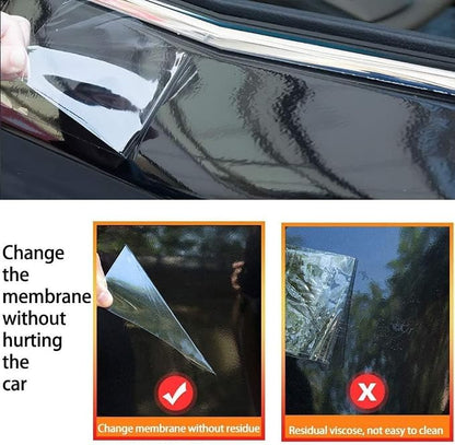 Arespark Clear Vinyl Wrap, Transparent Vinyl Roll Car Paint Protective Film, Self Adhesive Film for Car Motorcycle Interior Exterior, Protect from Pets Scratches 1x10ft
