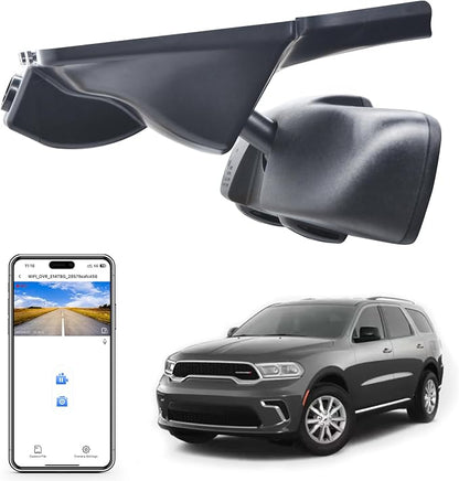 Mangoal 4K Dash Cam Custom Fit for Dodge Durango 2016 2017 2018 2019 2020 2021 2022 2023 2024 2025 2026(Model C), Citadel GT GT Plus SRT 392,Integrated OEM Look, UHD 2160P, WiFi & App, 128GB Card