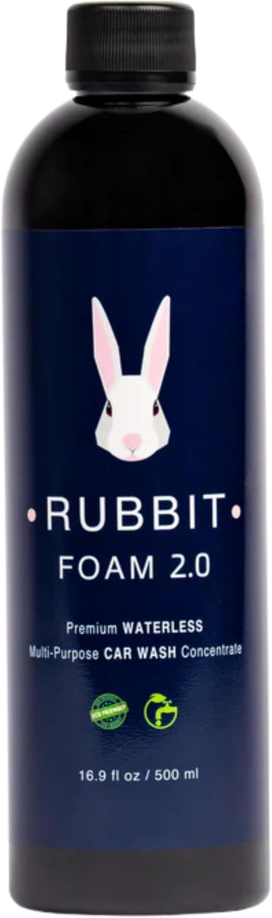 Foam 2.0 Concentrate, Premium Waterless Multi-Purpose Car Wash Concentrate, pH-Neutral Formula, Up to 25 Washes, Safe for Paint, Wheels, Glass, & Vinyl Wraps – Car Detailing Solution