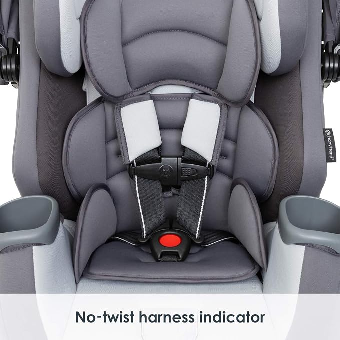 Baby Trend Cover Me™ 4-in-1 Convertible Car Seat, Vespa – Built-in Canopy, 4-Stage Growth System, Plush Comfort Padding, Multi-Position Recline
