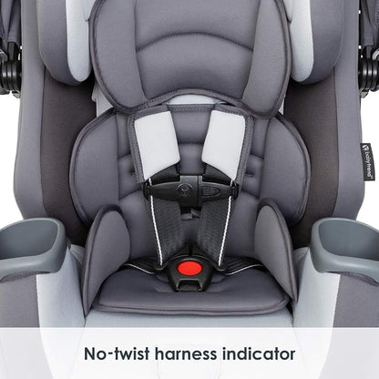 Baby Trend Cover Me™ 4-in-1 Convertible Car Seat, Vespa – Built-in Canopy, 4-Stage Growth System, Plush Comfort Padding, Multi-Position Recline