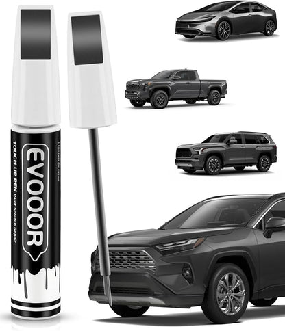 1G3 Magnetic Gray Metallic Touch Up Paint Compatible with Toyota Exact Match 2 in 1 Touch up Paint for Chips and Nicks Repair