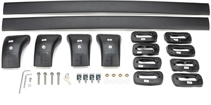 220lbs Lockable Roof Rack Cross Bars | Compatible with Toyota Highlander 2014-2019 XLE Limited & SE LE & LE Plus | Heavy Duty Aluminum Roof Rails Crossbars Rooftop Luggage Carrier