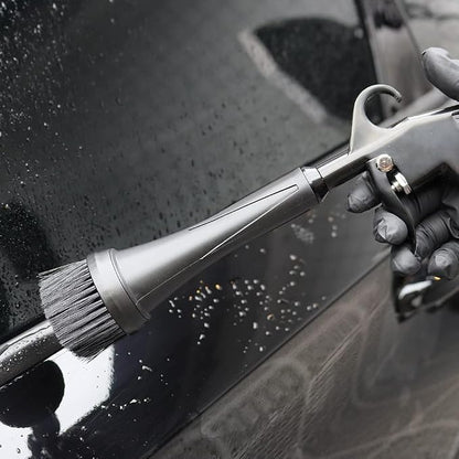 SPTA Car Cleaning Gun, Car Blow Gun Trumpet Head High Pressure Dryer Blow Gun, Car Cleaning Air Gun Kit, Vortex Air Cleaning Tool for Quickly Blasts Dirt and Dust from Surface