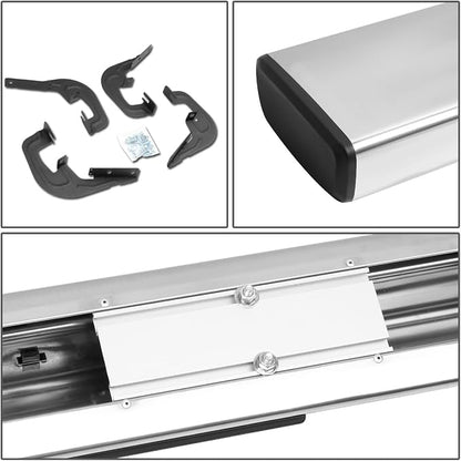 DNA Motoring 6" Running Boards Compatible with 07-18 Silverado 1500 2Dr, 07-19 Silverado/Sierra 2500HD 3500HD Standard Cab, Side Step Nerf Bars, STEPB-ZTL-8019