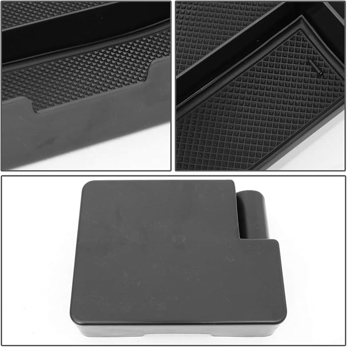 DNA Motoring Center Console Organizer Tray Compatible with 17-19 Tesla Model 3, Armrest Storage Box, ZTL-Y-0070
