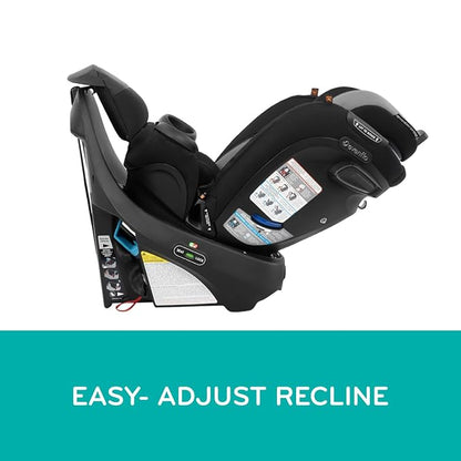 Evenflo Revolve360 Extend Convertible Car Seat with 360 Degree Rotation, Extended Rear-Facing, Forward-Facing, Booster Mode, and Secure Latch Install, Revere Gray