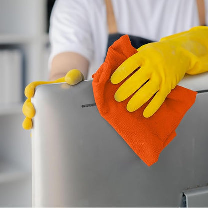 Avalon Towels Microfiber Cleaning Cloths (Value Pack of 12) - Size 12 x 12 Inches, Highly Absorbent Cleaning Rags, Lint Free, Reusable and Washable, Microfiber Towels for Cars