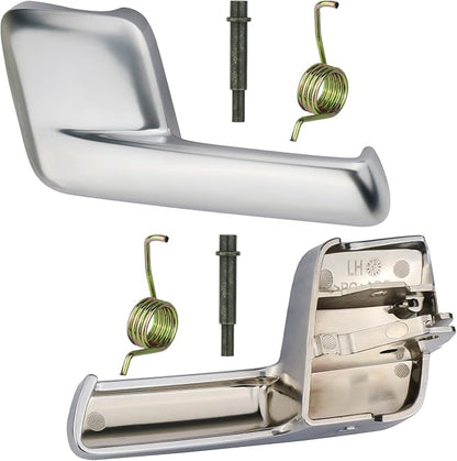TQPONLY Interior Door Handle Left Driver Side,Compatible with 2003-2006 Ford Expedition Front or Rear,Inner Handle Inside Door Lever