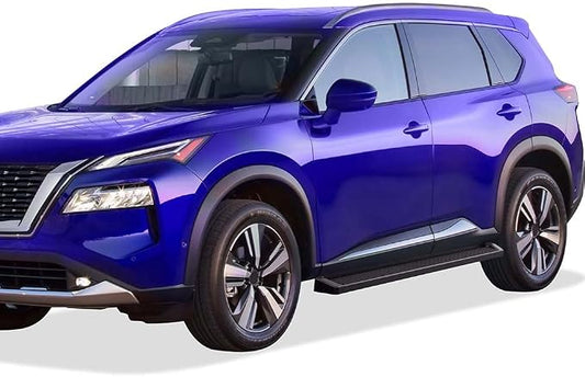APS Black Running Boards Style Compatible with Nissan Rogue 2021-2026 (Exclude Models with Ground Lighting System) (Nerf Bars Side Steps Side Bars)
