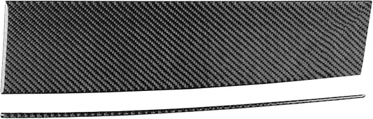 Premium Carbon Fiber Compatible with Ford Edge 2011-2014 2012 2013 SEL/Limited/SE/Sport Accessories Car Co-Pilot Storage Box Upper Trim Panel Cover Interior Trim Sticker Decal Black 2PCS