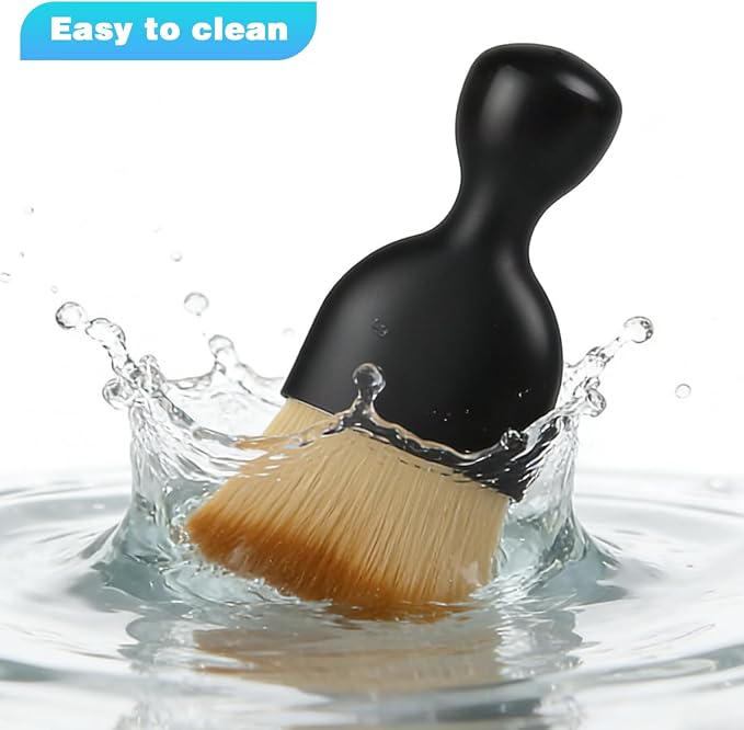 Bittwee Car Detailing Brush Kit, 4PCS Soft Bristle Multi-Use Vehicle Air Vent Detailing Wash Brushes, Automotive Interior or Exterior Cleaning Kit, Universal for SUV Automobile Truck