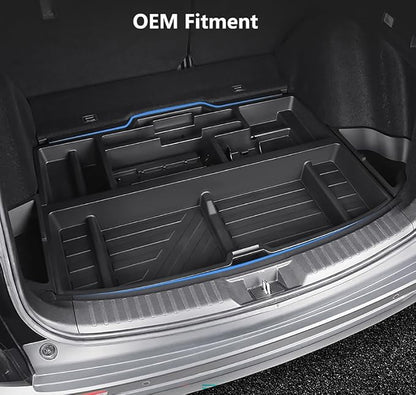 2023-2026 Honda CR-V Trunk Organizer, SUV Insert Cargo Rear Hatch Storage Box fits CRV EX LX EX-L Turbo Sport Under Cargo Floor Storage Bins