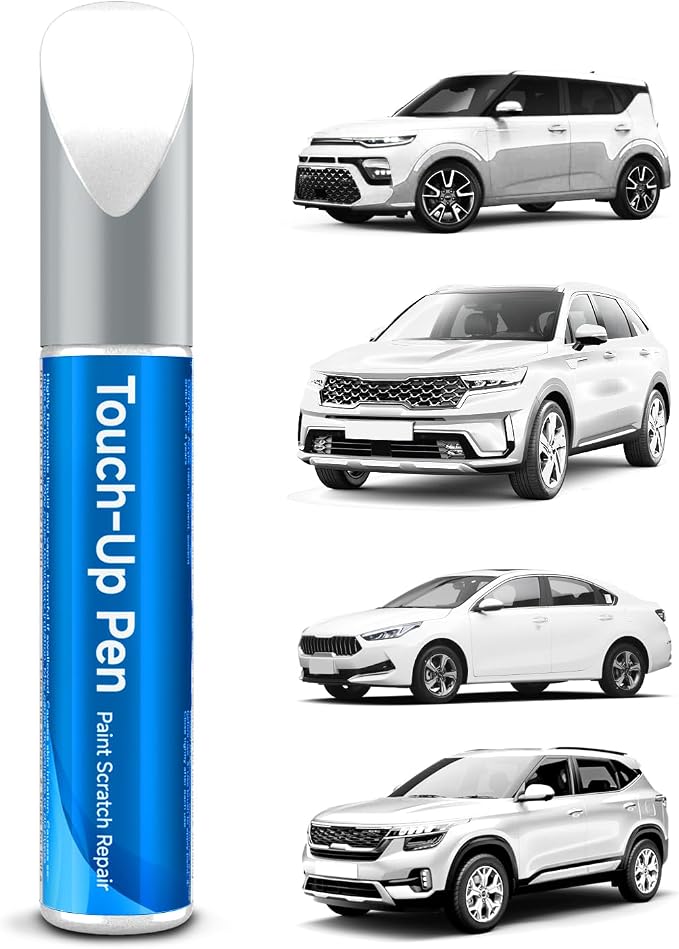 Clear White(1D/UD) Touch Up Paint Compatible with Kia Exact Match Touch Up Paint Car Scratch Repair