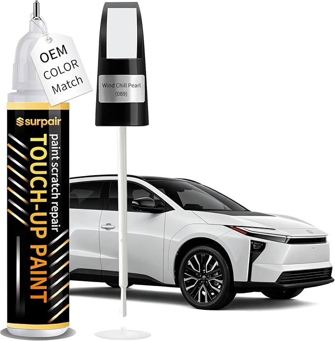Wind Chill Pearl 089 Touch up Paint for Toyota OEM Color Match Car Scratch Repair Kit for Nicks & Chips Scratches Quick & Easy Paint Fix 2-In-1 Car Scratch Remover Pen
