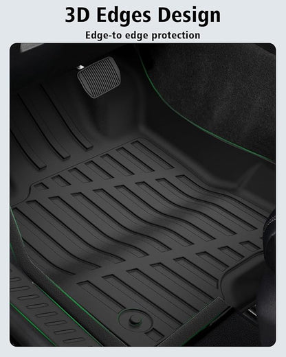 Floor Mats & Cargo Liner Custom Fit for Ford Escape Hybrid 2020-2025 2026 (NOT Fit Gas) All Weather TPE Rubber Trunk Mat Anti-Slip Full Set Automotive Floor Liners for Escape 2025 Accessories