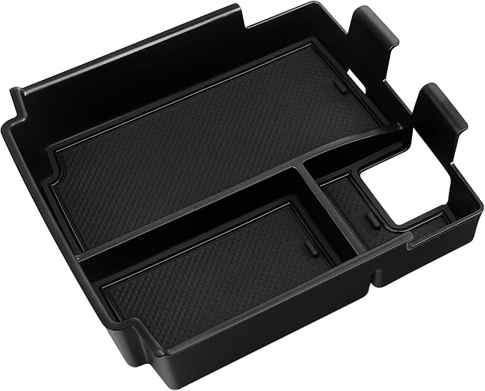 Center Console Organizer Tray for 2025 Ford Bronco 4 Door Full Size with Non-Slip Mat Center Console Organizer Compatible with Ford Bronco Accessories (Not for 2-Door and Bronco Sport)