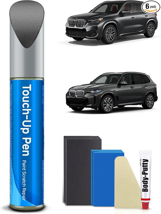 Dark Graphite(A90) for BMW Car Touch Up Paint Kit,Exact Match Car Scratch Repair Touch Up Paint Kit(Dark Graphite Metallic for 2019-2020 X5/X4/iX3/X2/X1)