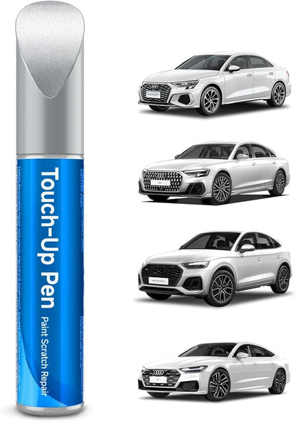 LY9C Ibis White Touch Up Paint Compatible With Audi Exact Match Car Paint Pen Scratch Repair