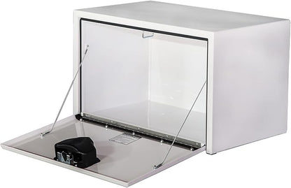 Buyers Products - 1702203 Underbody Truck Box With Paddle Latch, White Steel, 18 x 18 x 30 Inches