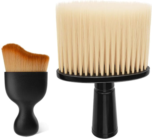 Car Detailing Brush, Automotive Interior Dusting Brush, Soft Car Interior Cleaning Tool for Dashboard Interior, Leather, Keyboard, Scratch-Free (2PCS-C)