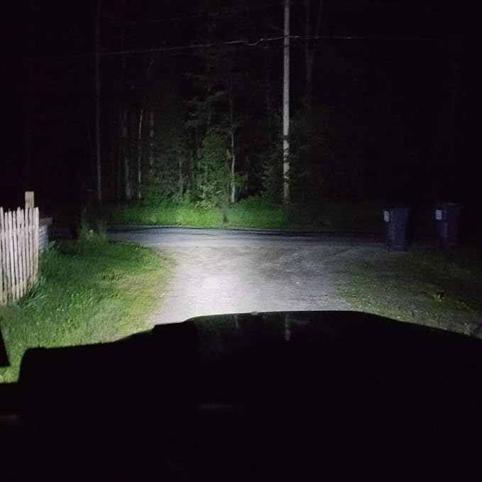 Willpower 9 inch 54W Spot LED Work Light Bar Driving Lamp 12V 24V 5400LM for Chevrolet Dodge Ford GMC JP Toyota Polaris RZR Ranger ATV UTV Can Maverick Boat SUV F150 F250