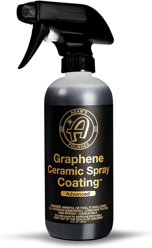 Adam's Polishes Advanced Graphene Ceramic Spray Coating - 18+ Months Sprayable Graphene Oxide Ceramic Coating for Cars, Boats, RV's & Motorcycle | Adds Extreme Gloss, Depth, Shine & Protection