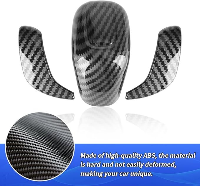Car Center Console Gear Shift Knob Trim Cover for Nissan Sentra 2020 2021 2022 2023 2024 2025 Auto Interior Accessories Central Control Shifters Protection Decor Panel Carbon Fiber Style Kit