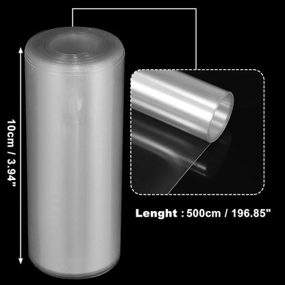 X AUTOHAUX Clear Vinyl Wrap Sheet Car Paint Protection Film Cover Decal Scratch Resistant Self Adhesive Sticker Universal 4"x197"