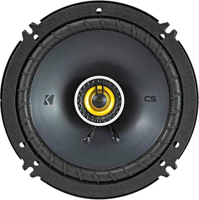 KICKER 46CSC654 CS-Series CSC65 6.5-Inch (160mm) Coaxial Speakers, 4-Ohm (Pair)