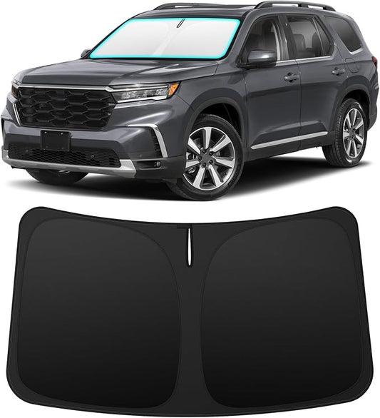 INSAUTO Custom Fit Windshield Sun Shade Accessories for Honda Pilot 2016-2026, Foldable Front Window Sunshade, UV & Heat Reflector, Keeps Interior Cool, Includes Storage Bag