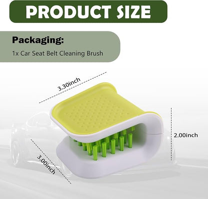 Car Seat Belt Cleaner Brush,Non-Slip Car Cleaning Brush with Double-Sided Bristle Brushes,U-Shaped Design Cars Detailing Brushes for Cleaning Most Vehicle Models Safety Belts