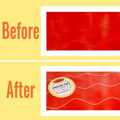 YONGJIN Multi-Size Pinstripe Tape, Fine Line Masking Tape Set for Automotive, DIY, Paint, Art (1/16", 1/8", 1/4", 1/2", 5/7")