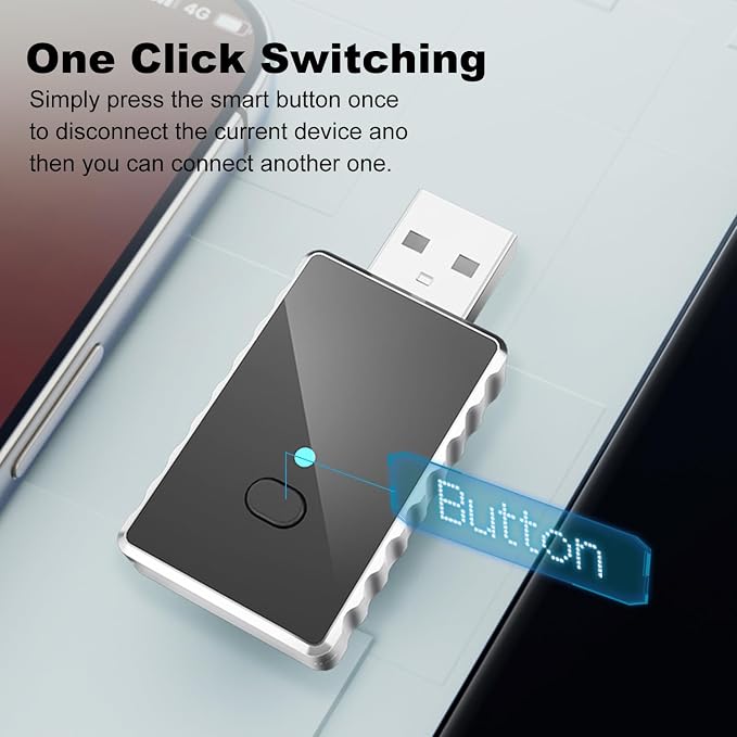 Wireless CarPlay Adapter for iPhone - Carplay&Android Auto Wireless Adapter Convert Wired to Wire-Less Carplay Dongle Fast Setup No Latency for Cars with Built-in Car-Play