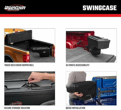 RealTruck UnderCover SwingCase Truck Bed Storage Box | SC200D | Fits 1999 - 2016 Ford F-250/350 Super Duty Drivers Side