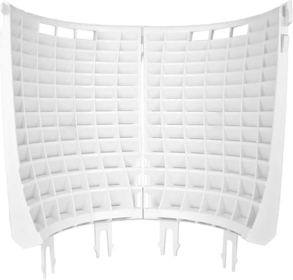 DETAIL GUARDZ Dirt Lock Scrub Wall 180/360 – Washboard Attachment Dirt Lock - Bucket Filter – Vertical Cleaning Tool for Brushes, Mitts (White)
