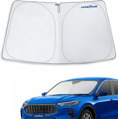 Goodyear Foldable Windshield Sunshade for Ford Escape 2020-2026, Car Accessories, Sunshade Cover, Sun Shade Car Windshield, Window Sun Blocker - GY008295