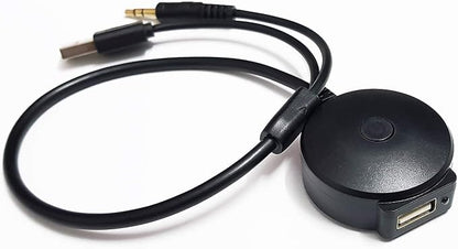 Bluetooth Adapter Compatible with Mini Cooper BMW Car Apple Android Phone Music AUX 3.5 Wireless Cable Capable Devices