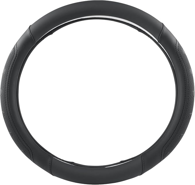 GIANT PANDA Car Steering Wheel Cover for Ford - F150 F250 F350 Expedition, (15.5-16 inches - Black)