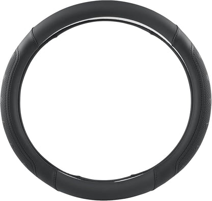 GIANT PANDA Car Steering Wheel Cover for Ford - F150 F250 F350 Expedition, (15.5-16 inches - Black)