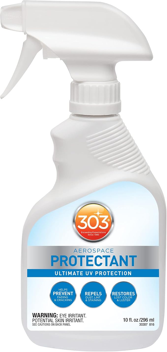 Provides UV protection while helping prevent fading, cracking, and discoloration.