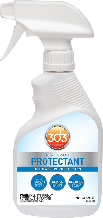 Provides UV protection while helping prevent fading, cracking, and discoloration.