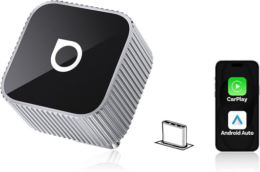 OTTOCAST Mini Slim 3.0 2026 Upgrade Wireless CarPlay & Android Auto Adapter | Plug & Play, Fast Auto-Reconnect, Dual-Band 5Ghz,Remember Two Phones