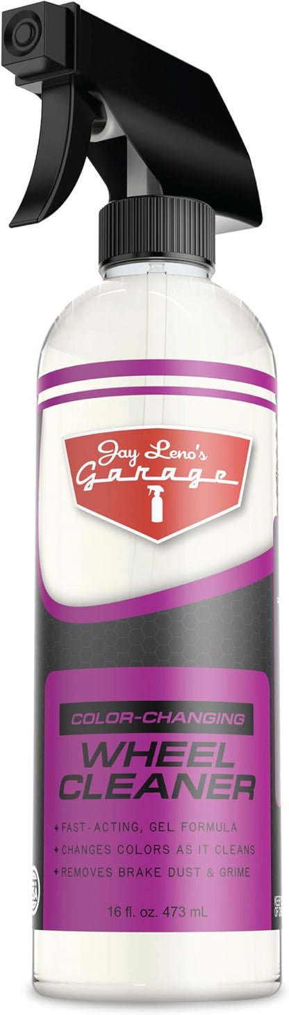 Jay Leno's Garage Wheel Cleaner Spray – Brake Cleaner and Heavy Duty Brake Dust Remover that Works as a Rim Cleaner, Leaving Wheels, Rims, Brake Pads & Rotors Spotless for a Showroom-Quality Finish