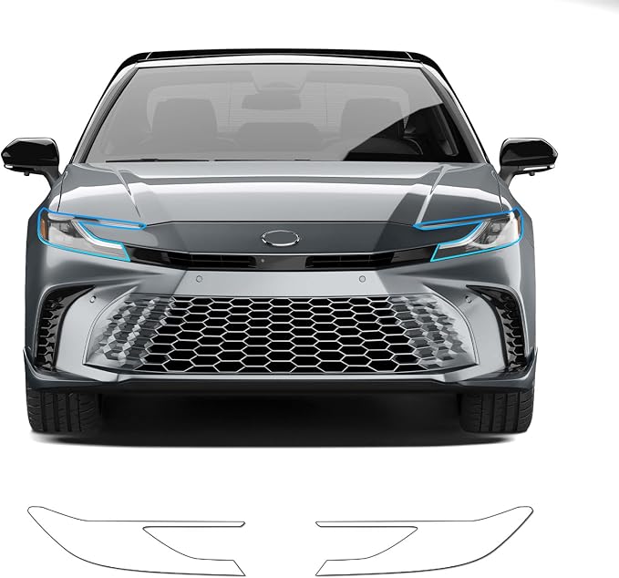 TPU Headlight Car Film for Toyota Camry SE XSE 2025-2026,PPF Protective Film Transparent Vinyl Wrap,Pre-Cut Paint Protection Clear Anti-Scratch Car Wrap Car Accessories