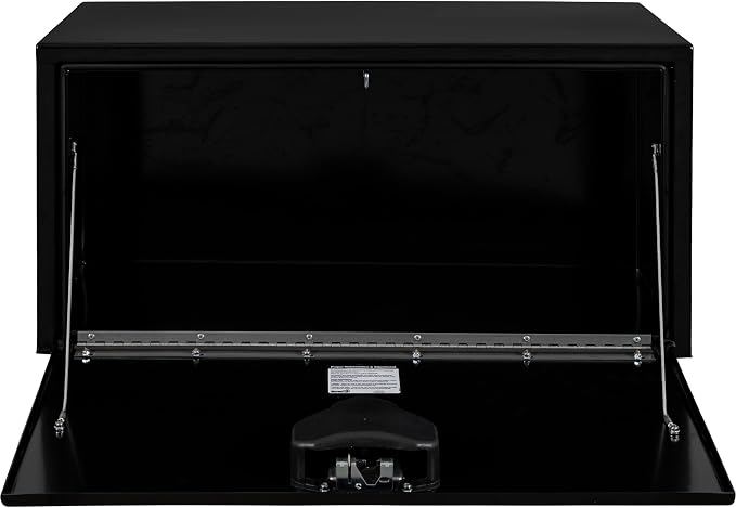 Buyers Products 1702105 Steel Underbody Truck Tool Box 18 x 18 x 36 Inch, Black Powder-Coated 14 Ga Steel, Locking Stainless Paddle Latch, Drop Door, Weather-Resistant, Made in USA