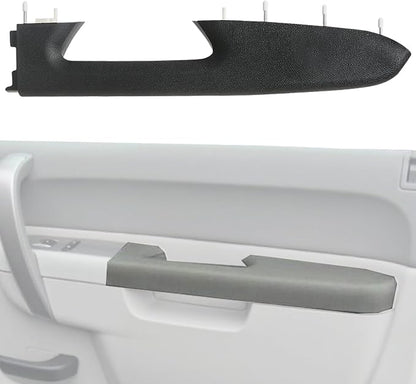 Upgraded Door Armrest Repair Kit Right Passenger Side Door Panel Handle Black Compatible with 2010-2014 Chevy Silverado GMC Sierra 1500 2500HD 3500HD Replaces 22818470