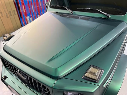 ColorFusion PPF by VViViD, Satin Chrome Stealth Green Dry Apply PPF Vinyl Car Wrap Roll 1ft x 5ft