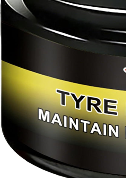 Quick Shine Tire Paste, 50g Long-Lasting Wax, Vehicle Wheel Polishing Paste with Durable Formula, Tire with Fast Application, Detailing Wax Protective Coating, Car Care Product for Exterior